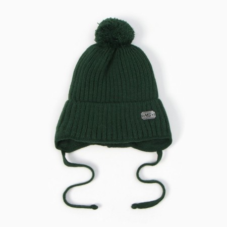 Children's hat, green color, size 52-54