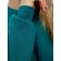 Female sweatshirt with combing, size 52, turquoise color