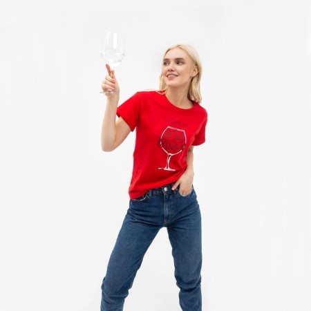 Women's T-shirt MIST "For wine" Rr. 44-46-4