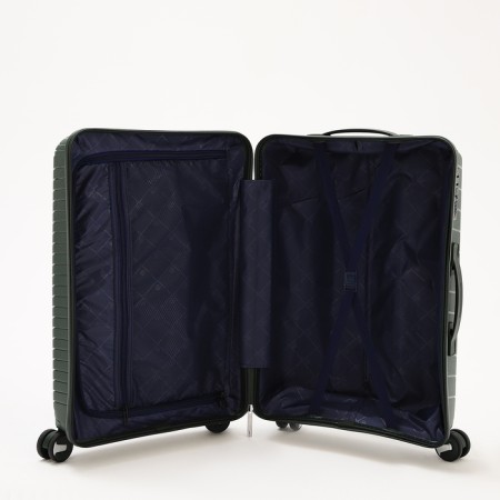 Middle suitcase 24 ", lightning department, code castle, 4 wheels, green color-7