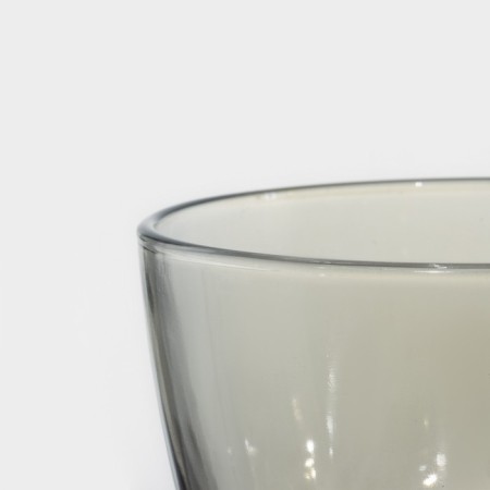Glass broth "Smoke", 400 ml, 10.8 × 7.6 cm, color gray color-1