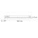 Magnetic track lamp Arte Lamp Linea Smart A4695PL-1BK, LED, 18 W, 2.2x33.1x4.3 cm, black