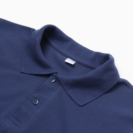 T -shirt male polo, indigo color, size 52-1