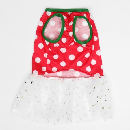 Animal costume "Fairy", size S (DS 27, OG 38, Osh 25 cm), red-white-5