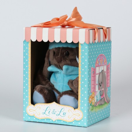 Soft toy "Baby LU", hare, 25 cm-6