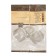 A set of components for a skirting board for the countertop "Ideal" light gray glossy