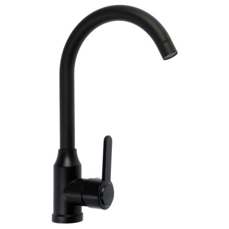 Kitchen mixer Zein Z3699, turning pour 26 cm high, ABS plastic, black-3