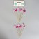 Flamingo skewers, in a set of 12 pieces, color mix
