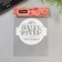Plastic stencil "HB" D-14