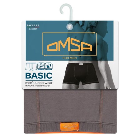 Men's panties Omsa 3834, size 46, Grigio color-2