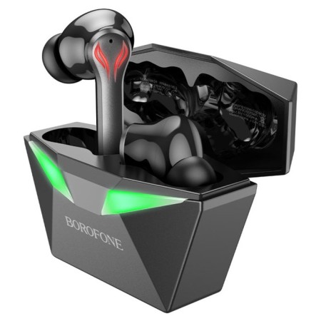 Wireless headphones Borofone BW24, vacuum, TWS, microphone, BT5.3, 30/250 mAh, black-1