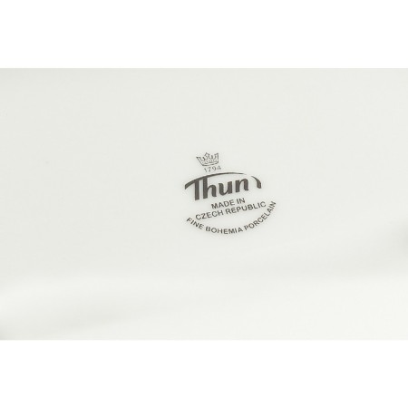 Small Constance dish, decor "Silver ears, platinum laying" 30 cm-1