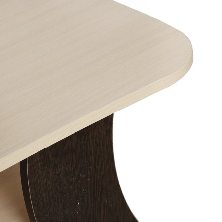 Journal table 1, 750x490x550, Wenge Dark/Milky oak-2