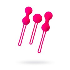 Vaginal balls, silicone, pink