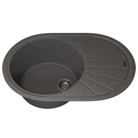 Quartz-quartz kitchen up-up uperwood quartz upd-02, oval, color 03 gray-3