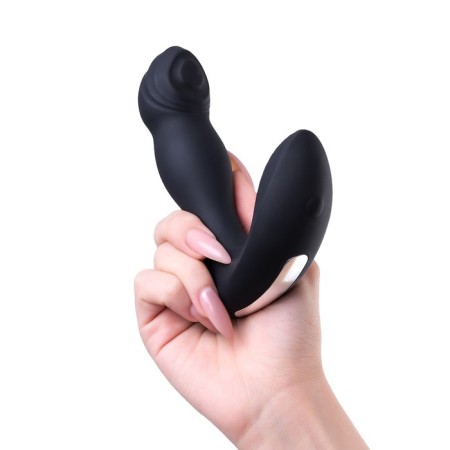 Prostate vibro -stimulator with the remote control mound mounto, silicone, 13.2 cm-11