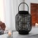 Metal candlestick, PVC "flashlight. Black lady" black 40.5x23x23 cm