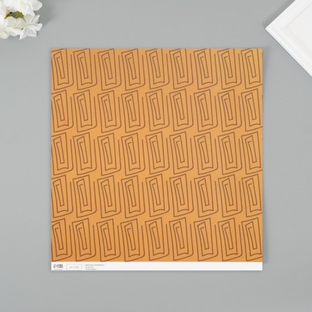 Scrapbooking paper bilateral "Greece" density 180 grams set 5 pcs 30.5x32 cm-1