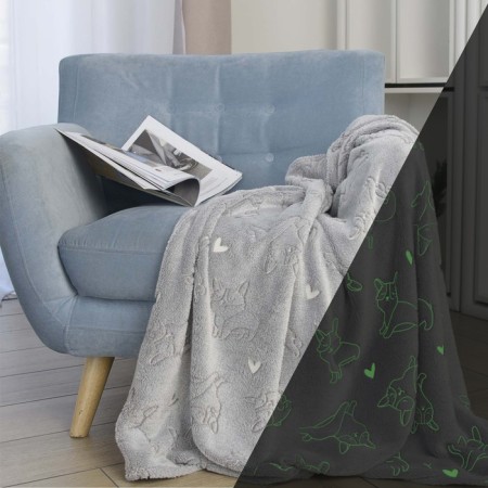 Gumming -luminous Casa Conforte Stella Corgi 100x150cm, Gray, flannel 190g/m, PE100%