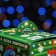 Gift box "Mail Santa Claus" Green 15.5 x 12 x 8 cm