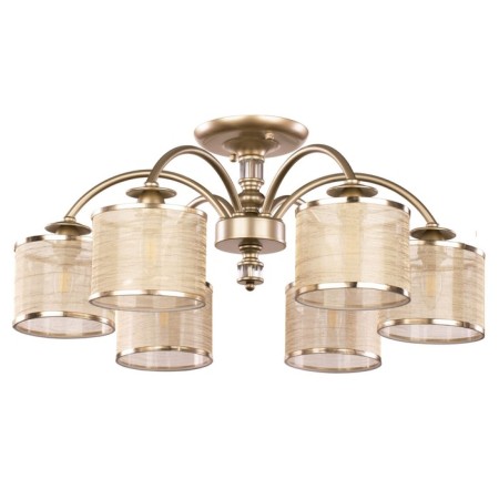 Ceiling lamp 40W, 6HE14, 30.9x73 cm, matte gold-2