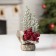 LED figure "Christmas tree in the snow", 10 × 19 × 5 cm, plastic, batteries CR2032x2, glow of white