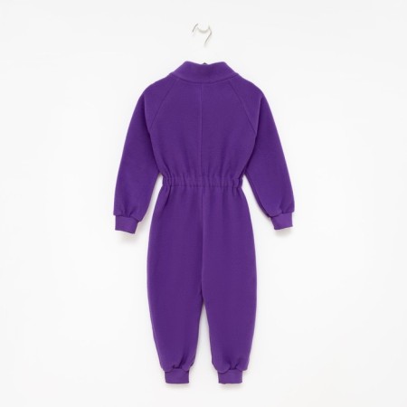 The overalls collar-hard, the color is purple, height 98-104 cm-8
