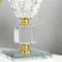 Glass Glass for 1 candle "Crystal Cube" 11.5x6.5x6.5 cm