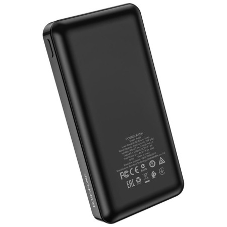 External battery Borofone BJ3A, Li-Pol, 20,000 mAh, 2xUSB, 2 A, black-2