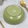 Deep plate ceramic olive, 15.5 x 6.5 cm, 800 ml, green color