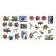 Stickers "World of dinosaurs", 12 p.