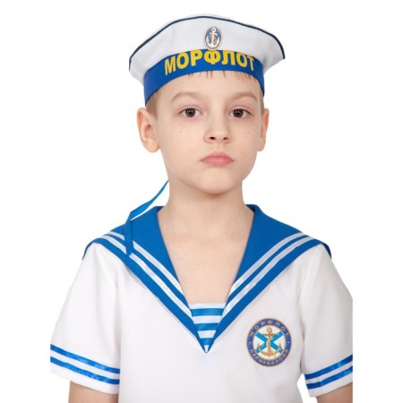 The carnival costume "Sailor", shirt, trousers, dishes, p. L, height 134-140 cm-3