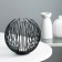 Metal desktop "Shar", 15.5 x 15 cm, black