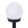 Garden lamp on the sunny battery "Small ball", 10 × 32 × 10 cm, 1 LED, glow white glow