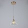 Bayerlux lamp "Jami" LED 10W gold 16x16x19-130 cm