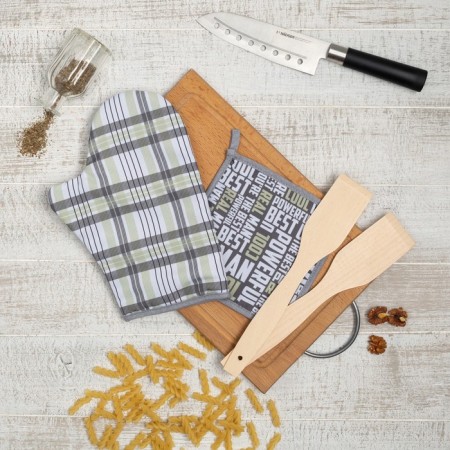 Set Gift shares Best Man: mittens 20x28 cm, severity 17x17 cm, 2 blades-1