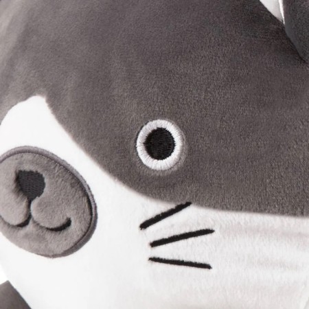 Soft toy "cat", gray color, 45 cm-1