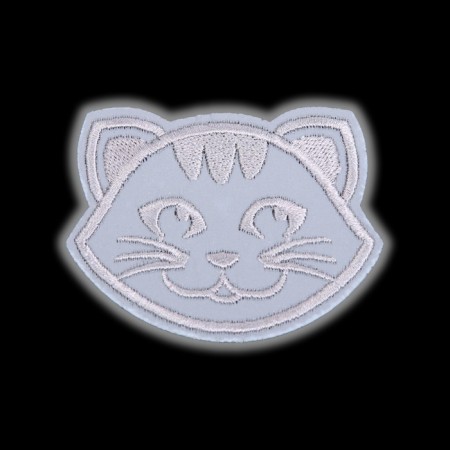 Reflective thermonacleka "Kisa", 5.5 × 6.8 cm, color gray color-2
