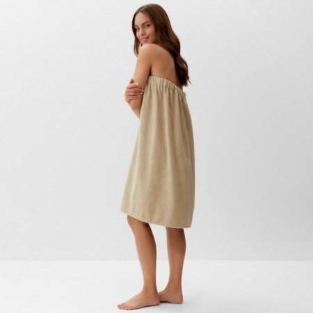 Ethel towel, col. Beige, wives. Pareo 75x150 cm, 100% polyester, 300 g/m2-2