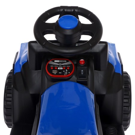 Electric car "Quadrik", blue color-5