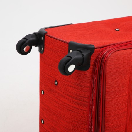 Big suitcase 28 ", lightning department, code castle, 4 wheels, outer pocket, red color-7