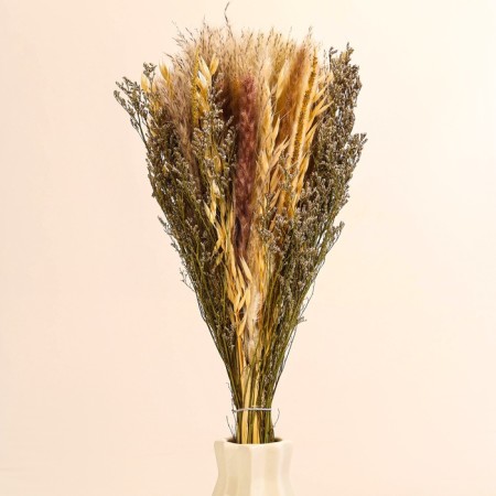Bouquet of dried flowers "Dream" 85 pieces, height 47 cm.-1