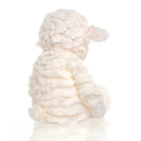 Soft Gulliver toy "lamb elf", white color, 28 cm-5