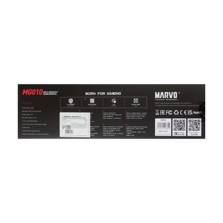 MARVO MG010 rug, game, 800x300x4 mm, RGB, black-7