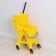 Cleaner trim for cleaning with mechanical horizontal spin (plastic mechanism) 31 l, yellow color