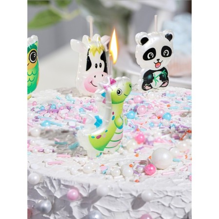 Candle in the cake on the skewer "Fox", 9.5x3.5 cm-5