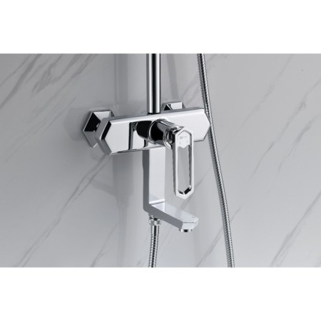 Lemark Prizma LM3962C shower system, single -leaf, tropical shower, watering can-2