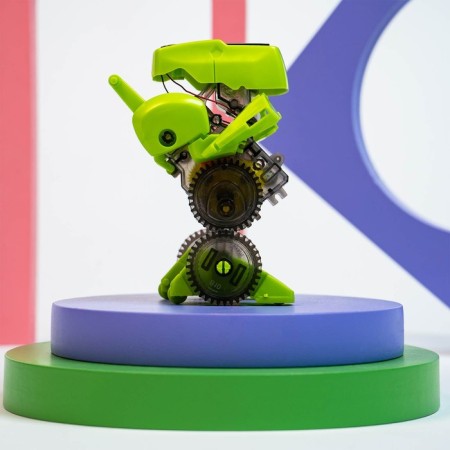 Electronic designer of Euryk, 4 types: robot, beetle, dinosaur, drilling machine, on a sunny battery-8