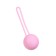 Eromantica Pansy vaginal ball, 3.5 cm, silicone, pink color