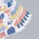 Stick on tile "Color spots" set 6 pcs 20x20 cm